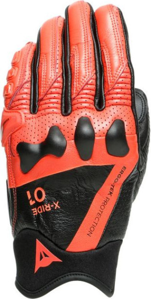 Manusi Moto Textile X-Ride Black Fluo-Red 23