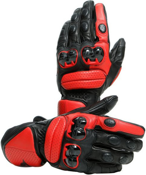 Manusi Moto Textile Impeto Black Lava-Red 23