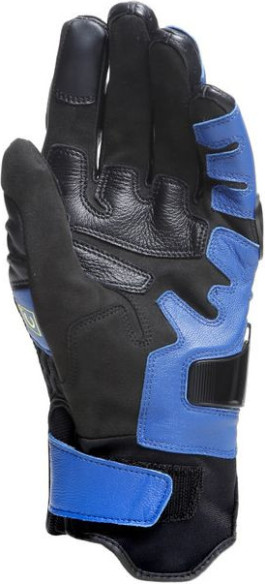 Manusi Moto Piele Carbon 4 Short Racing-Blue Black Fluo-Yellow 23