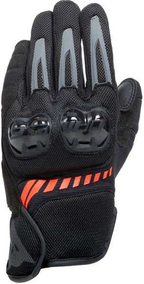 Manusi Moto Textile Mig 3 Air Tex Black Fluo-Red 23