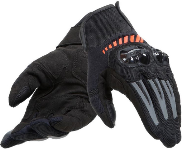 Manusi Moto Textile Mig 3 Air Tex Black Fluo-Red 23