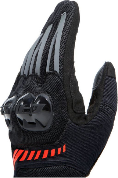Manusi Moto Textile Mig 3 Air Tex Black Fluo-Red 23