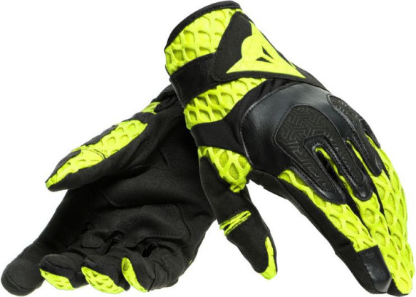 Manusi Moto Textile Air-Maze Unisex Black Fluo-Yellow 23