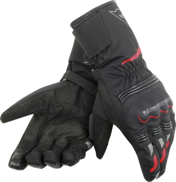 Manusi Moto Textile Tempest Unisex D-Dry Long Black Red 23