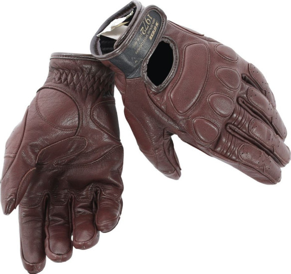 Manusi Moto Piele Blackjack Unisex Dark Brown 23