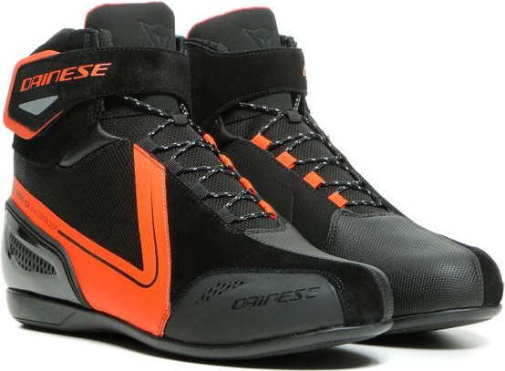 Ghete Moto Energyca D-Wp Black Fluo-Red 23
