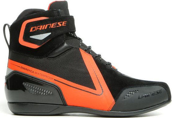 Ghete Moto Energyca D-Wp Black Fluo-Red 23
