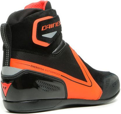 Ghete Moto Energyca D-Wp Black Fluo-Red 23