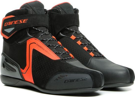 Ghete Moto Energyca Air Black Fluo-Red 23