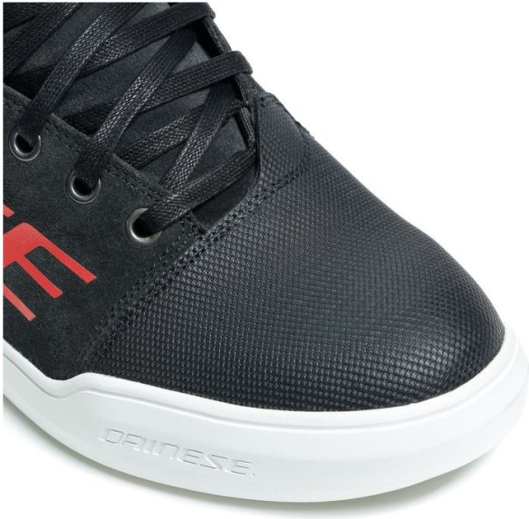 Ghete Moto Dama York D-Wp Dark-Carbon Red 23