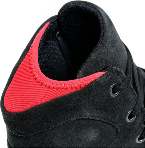 Ghete Moto Dama York D-Wp Dark-Carbon Red 23