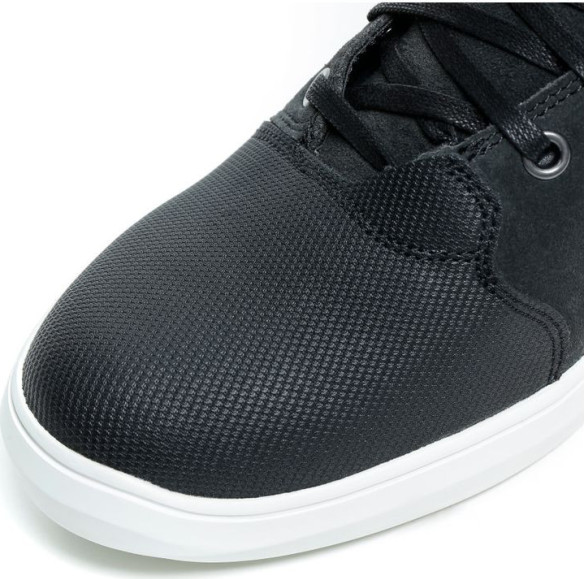 Ghete Moto Dama York D-Wp Dark-Carbon White 23