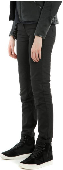 Pantaloni Moto Textili Dama Casual Slim Tex Black 23