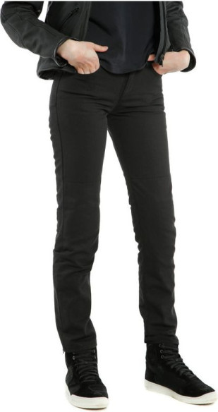 Pantaloni Moto Textili Dama Casual Slim Tex Black 23
