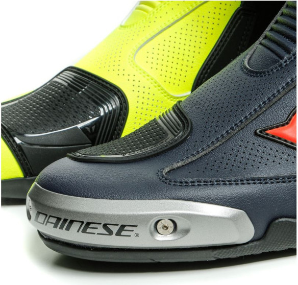 Cizme Moto Racing Axial D1 Replica Valentino Giallo-Fluo Blu-Reggiani 23