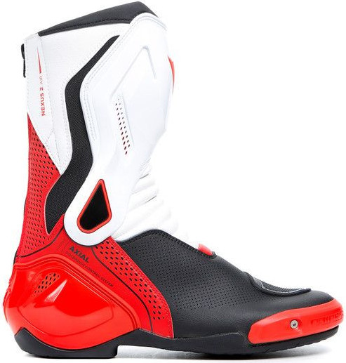 Cizme Moto Racing Nexus 2 Air Black White Lava-Red 23