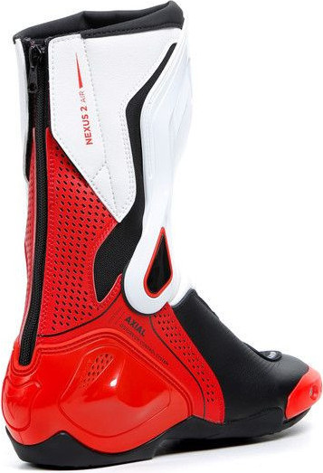 Cizme Moto Racing Nexus 2 Air Black White Lava-Red 23
