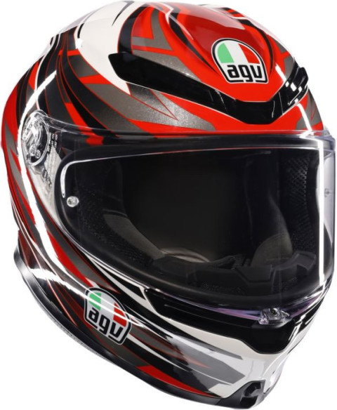 Casca Moto K6 S E2206 Mplk Reeval White Red Grey 24