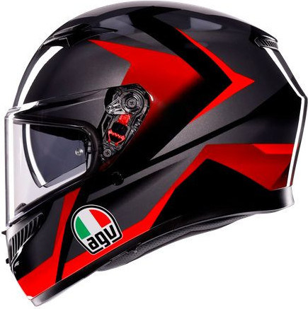 Casca Moto K3 E2206 Mplk Striga Black Grey Red 24
