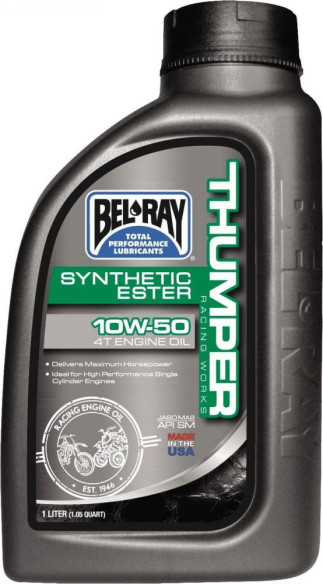 Ulei de motor THUMPER RACING WORKS SYNTHETIC ESTER 4T 10W-50 1 l
