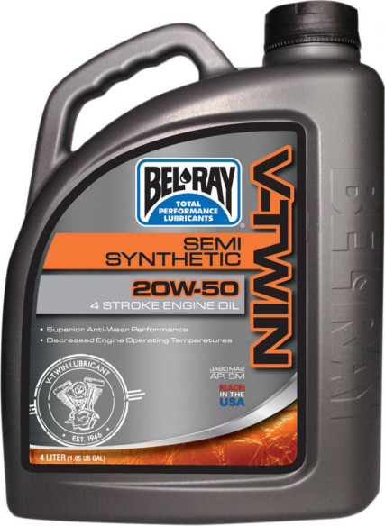 Ulei de motor V-TWIN SEMI SYNTHETIC 20W-50 4 l
