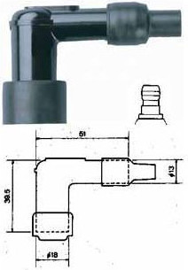 NGK - PIPA BACHELITA - LB01E
