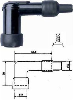 NGK - PIPA BACHELITA - LB01F