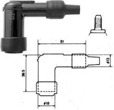 NGK - PIPA BACHELITA - LB10F