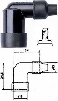 NGK - PIPA BACHELITA - LZFH