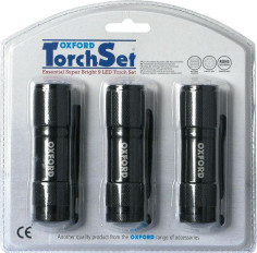 9 LED TORCH SET 3 - BLACK