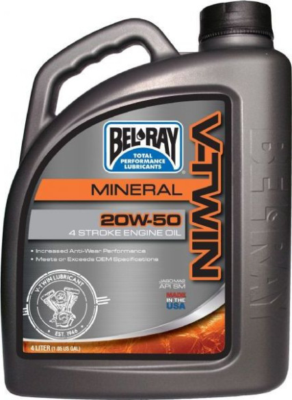 Ulei Motor 4T V-Twin 20w50 Mineral 4L
