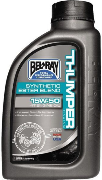 Ulei de motor THUMPER RACING SYNTHETIC ESTER BLEND 4T 15W-50 1 l