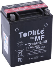 TOPLITE YUASA - YTX14AHL-BS (FARA INTR. INCL. ACID)