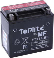 TOPLITE YUASA - YTX14-BS (FARA INTR. INCL. ACID)
