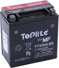 TOPLITE YUASA - YTX20A-BS (FARA INTR. INCL. ACID)