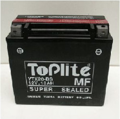 TOPLITE YUASA - YTX20-BS (FARA INTR. INCL. ACID)