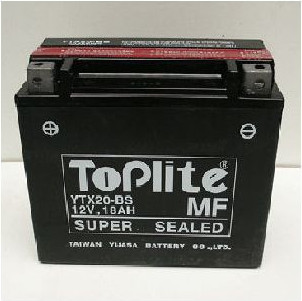 TOPLITE YUASA - YTX20-BS (FARA INTR. INCL. ACID)
