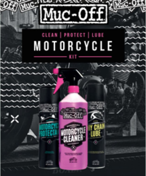 Set Intretinere Motorcycle Clean Protect And Lube Kit 672
