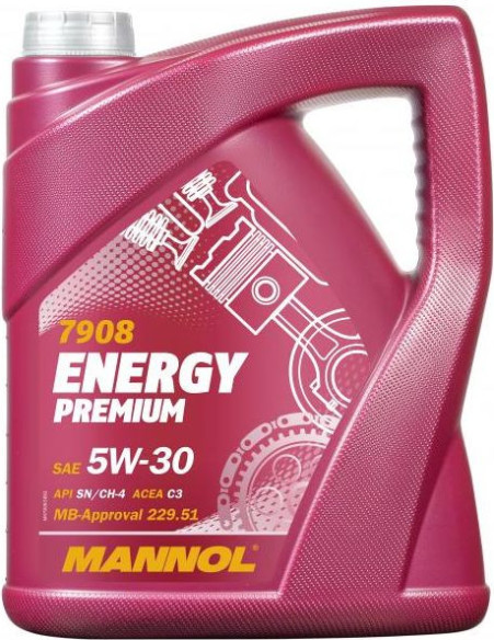 MANNOL ULEI ENERGY PREMIUM 5W-30 SYNTHETIC 5L