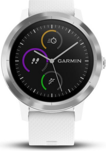 Ceas Vivoactive 3 Stainless Hardware White