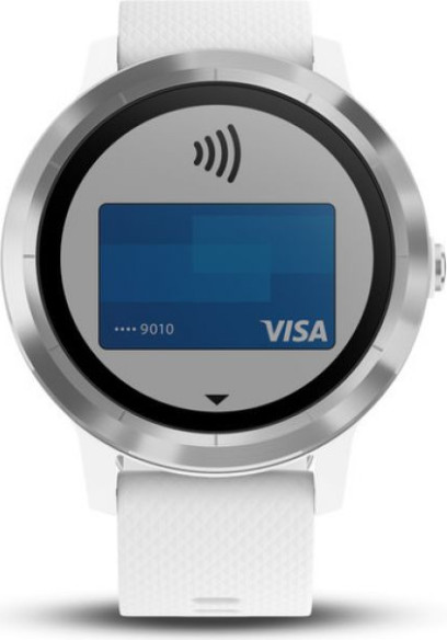Ceas Vivoactive 3 Stainless Hardware White