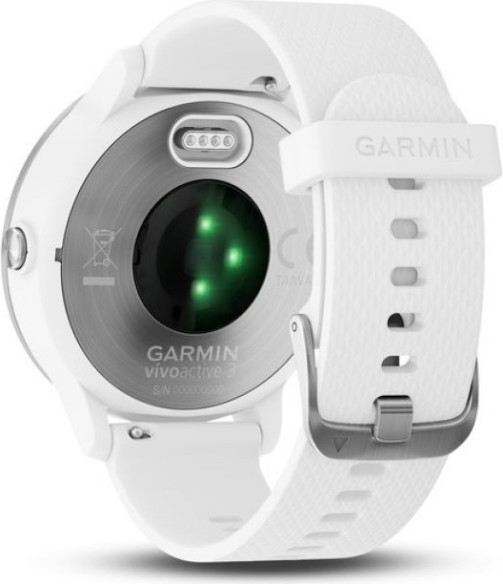 Ceas Vivoactive 3 Stainless Hardware White