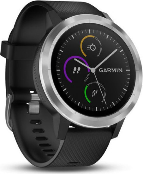 Ceas Vivoactive 3 Stainless Hardware Black