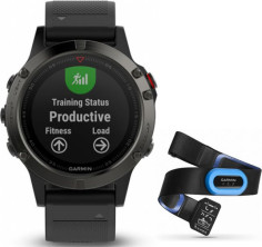 Ceas Garmin Fenix 5 HRM Tri Bundle