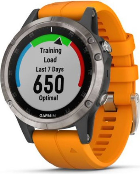 Ceas Garmin Fenix 5 Plus Sapphire Titanium