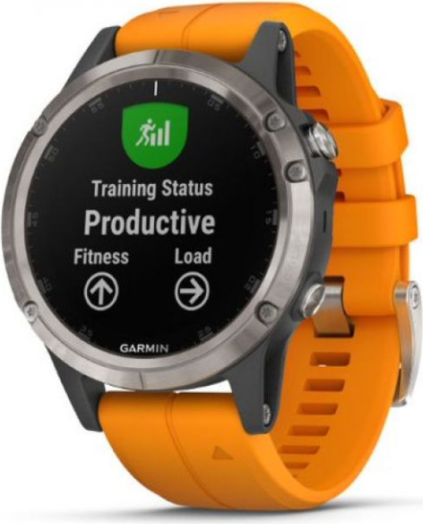 Ceas Garmin Fenix 5 Plus Sapphire Titanium