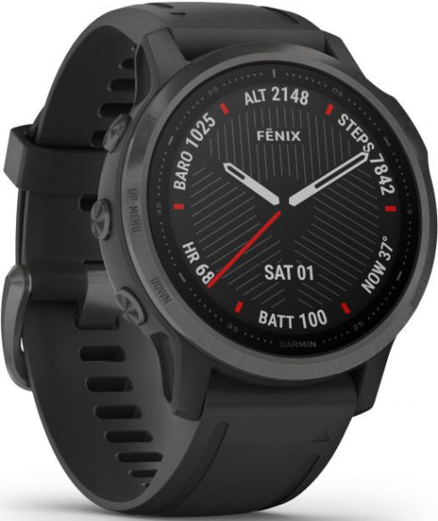 Ceas Garmin Fenix 6S Sapphire Carbon DLC
