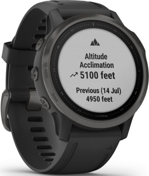 Ceas Garmin Fenix 6S Sapphire Carbon DLC