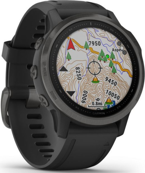 Ceas Garmin Fenix 6S Sapphire Carbon DLC
