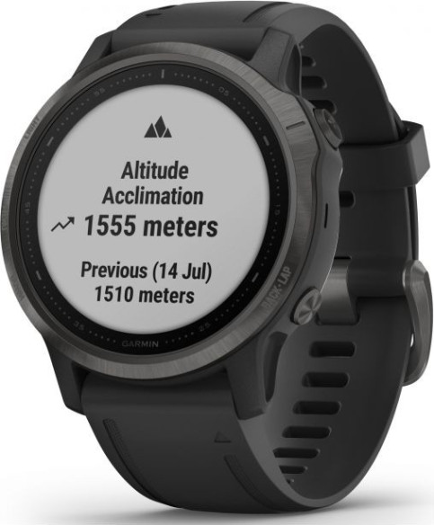 Ceas Garmin Fenix 6S Sapphire Carbon DLC